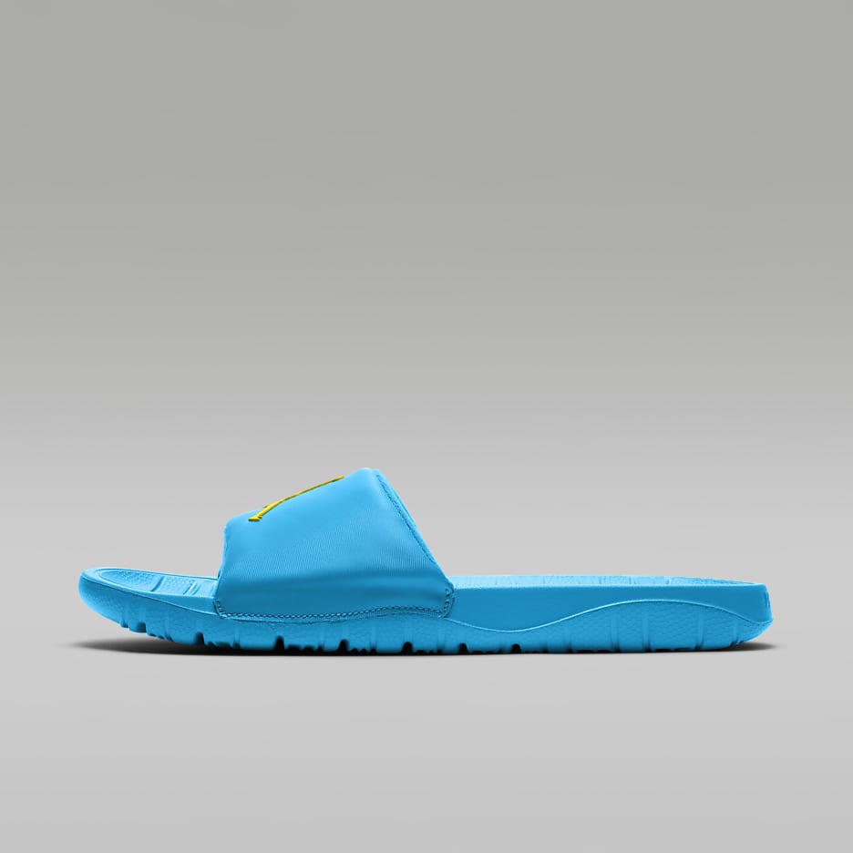 Jordan Break Slides - Laser Blue/Opti Yellow