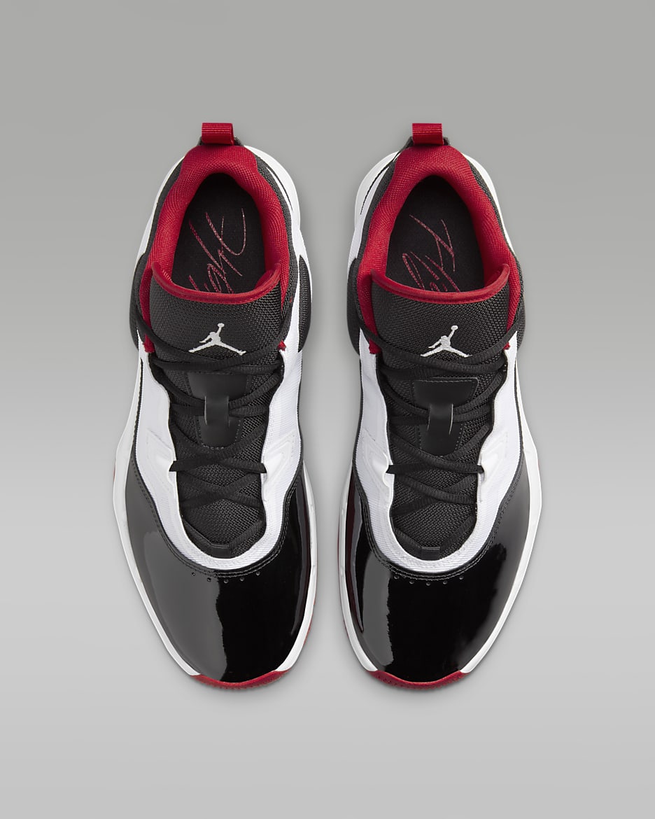 Jordan Stay Loyal 3 Men's Shoes - White/Black/Gym Red