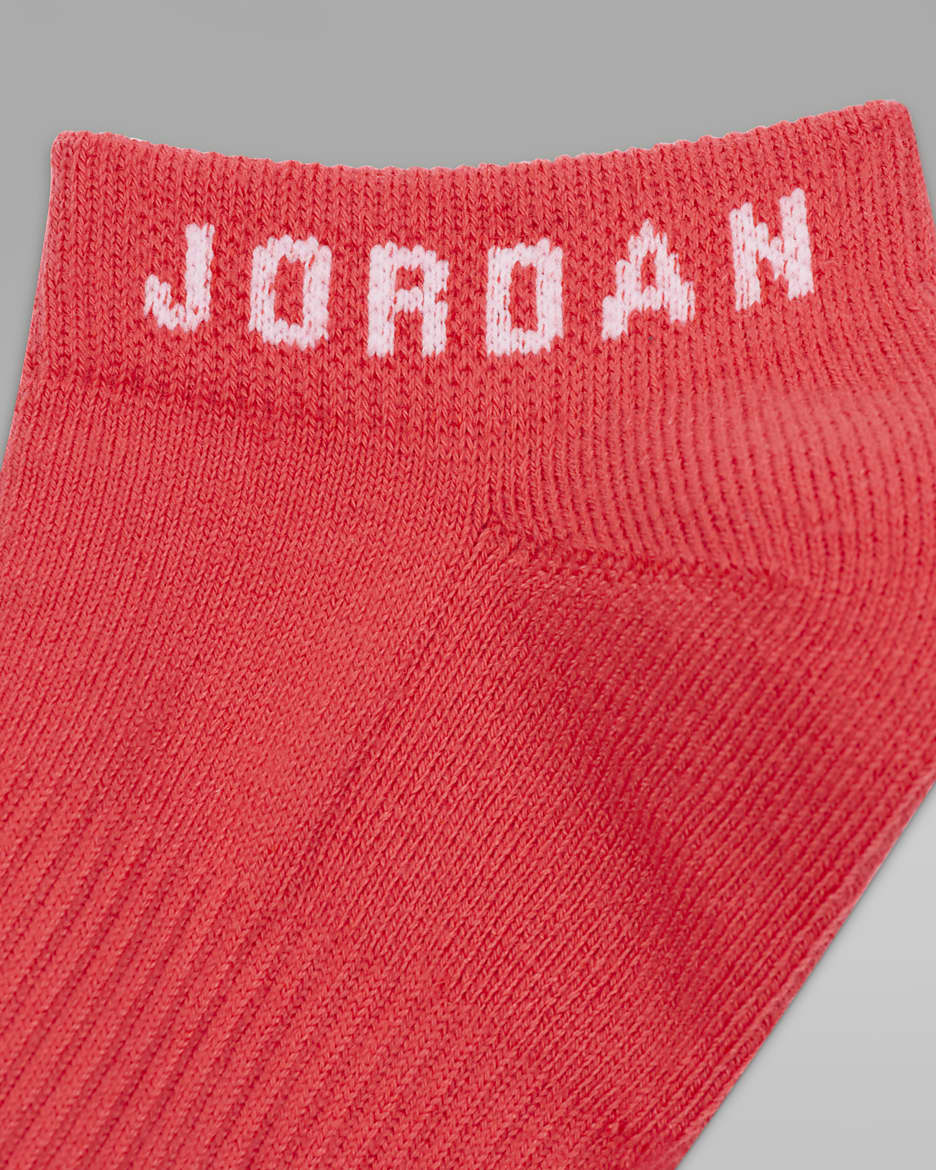 Jordan Everyday No-Show-strømper (3 par) - multifarvet