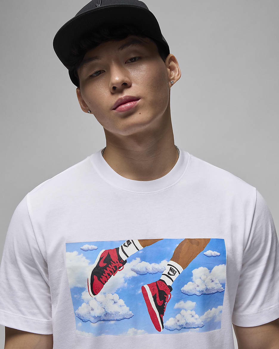 Jordan Flight Essentials Men's T-Shirt - White/Black