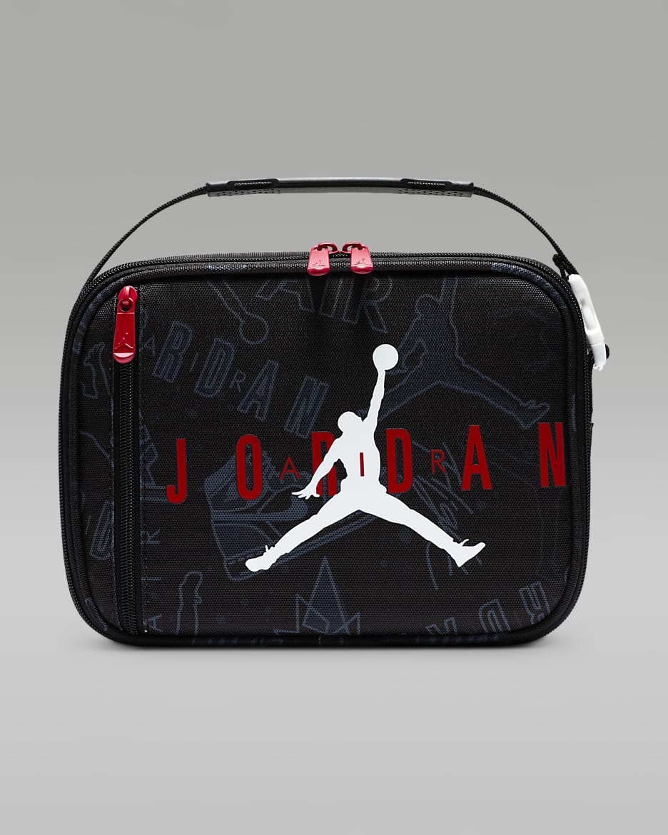 Jordan Fuel Pack Lunch Bag - Black/Gym Red