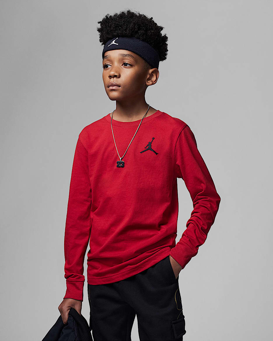Long Sleeve Playera Jordan NiÃ±o T-Shirt Jordan Kids Los Angeles