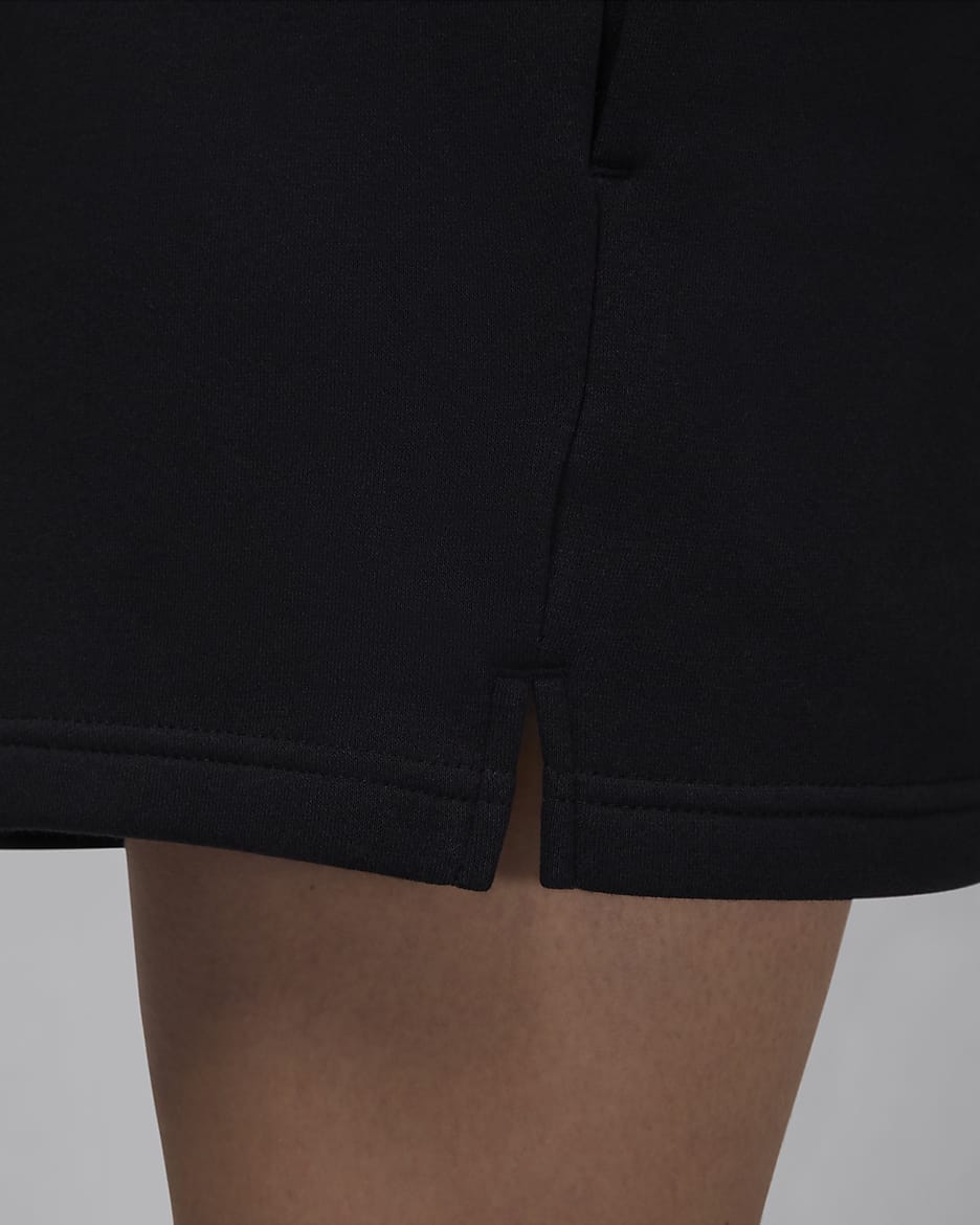 Jordan Brooklyn Fleece Women's Shorts - Black/White