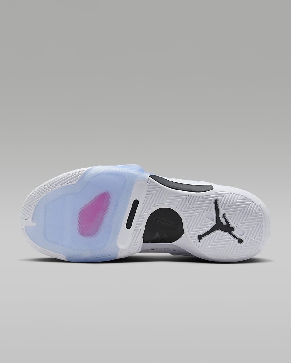 Jordan One Take 5 Basketball Shoes - White/Arctic Punch/Black