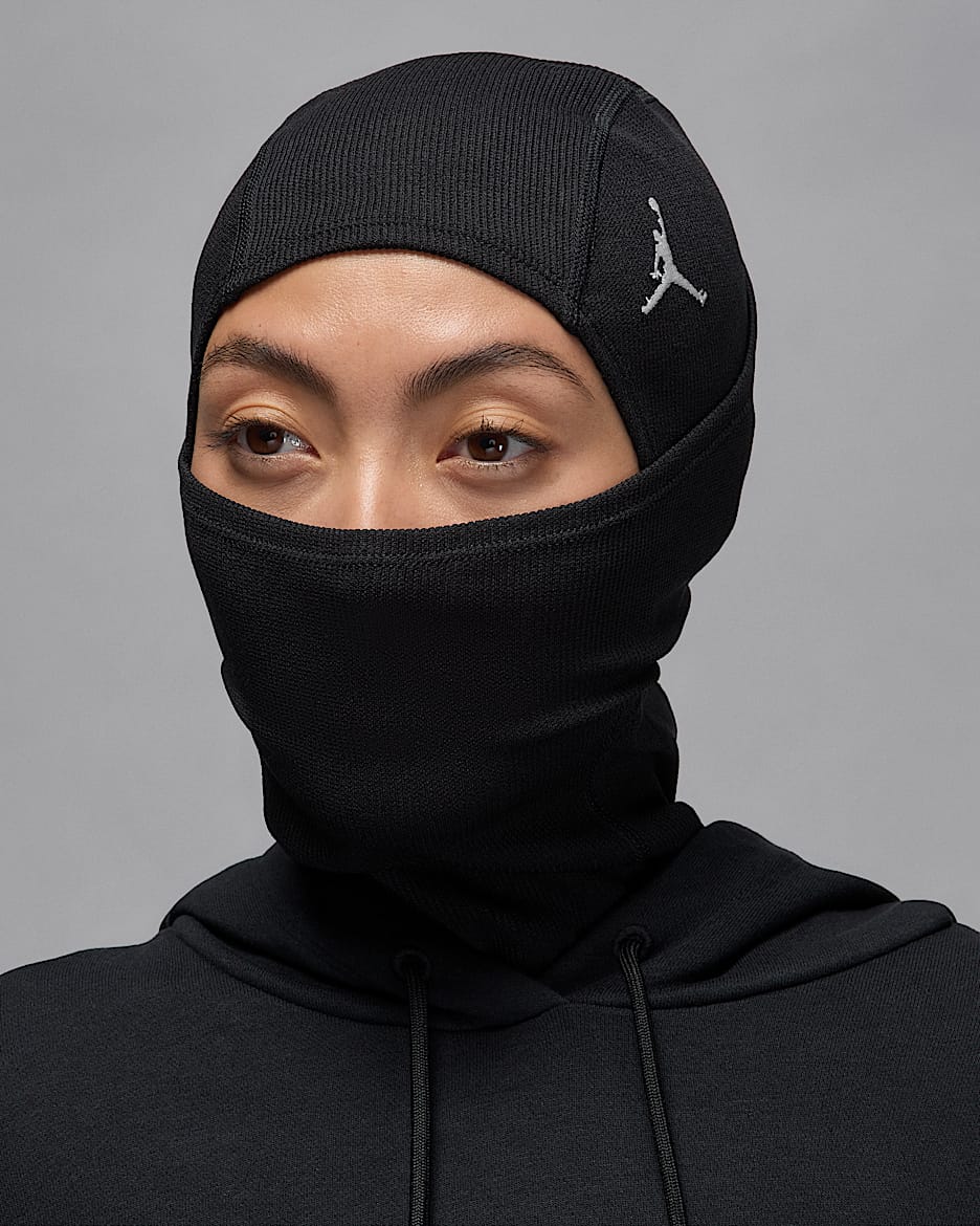 Jordan Flight Warm Rib Knit Hood - Black