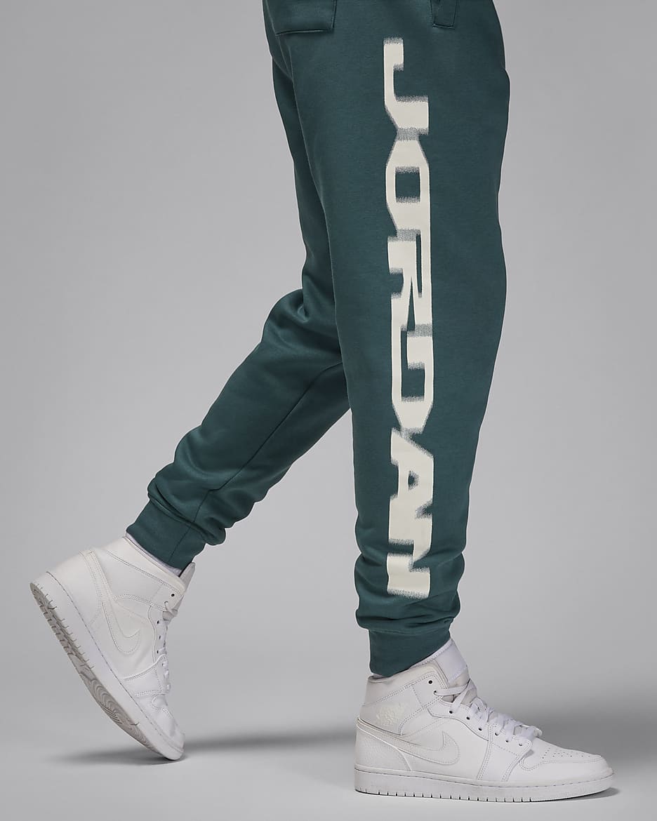 Pants de tejido Fleece para hombre Jordan MVP - Verde oxidado/Vela/Vela