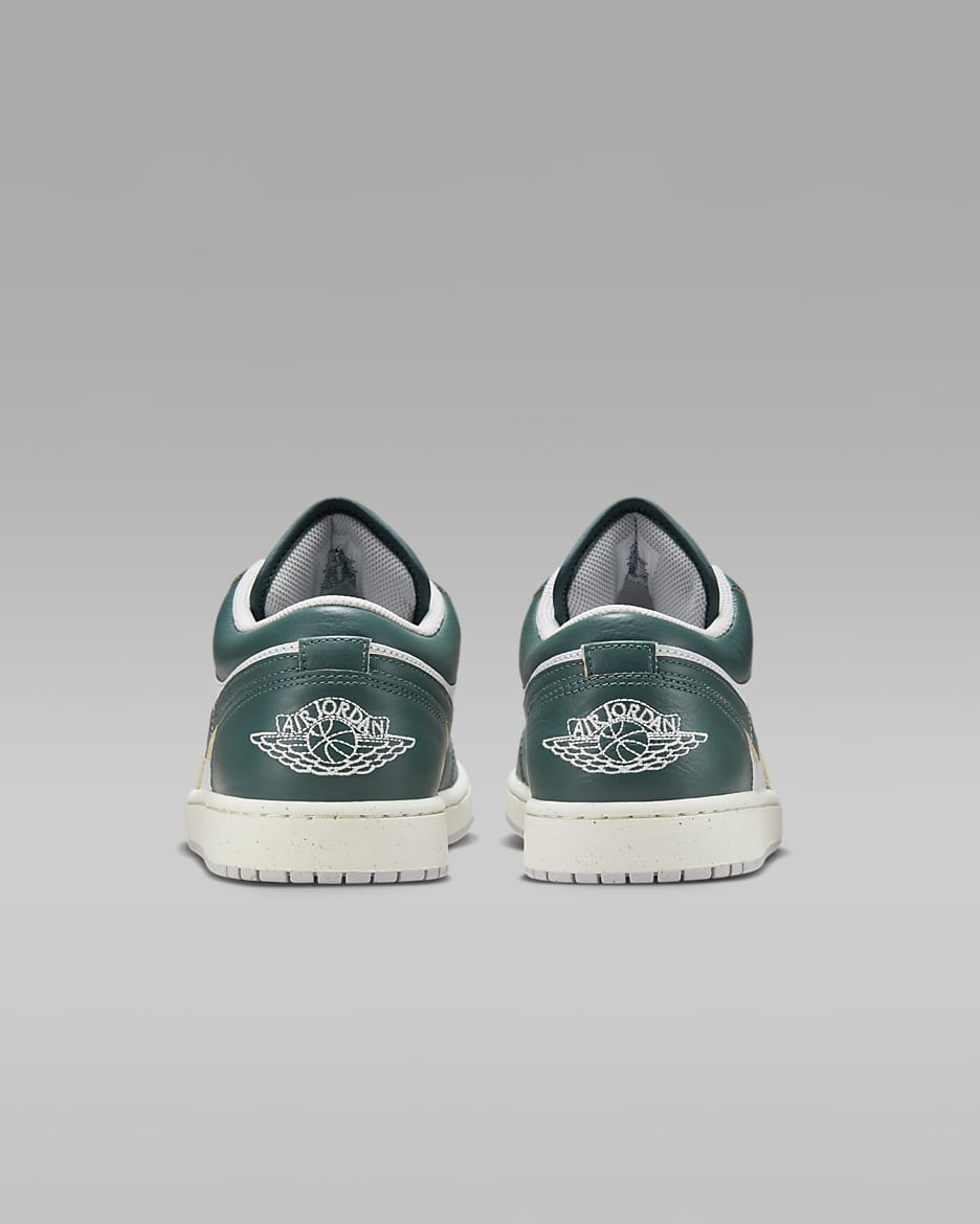 Air Jordan 1 Low SE Men's Shoes - Oxidized Green/White/Sail/Oxidized Green