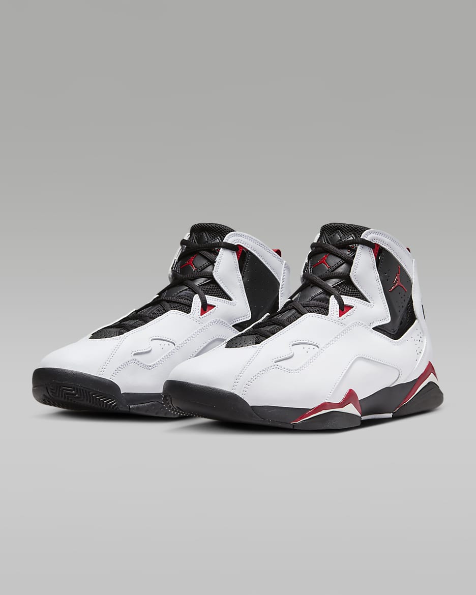 Jordan True Flight Men's Shoes - White/Black/Varsity Red