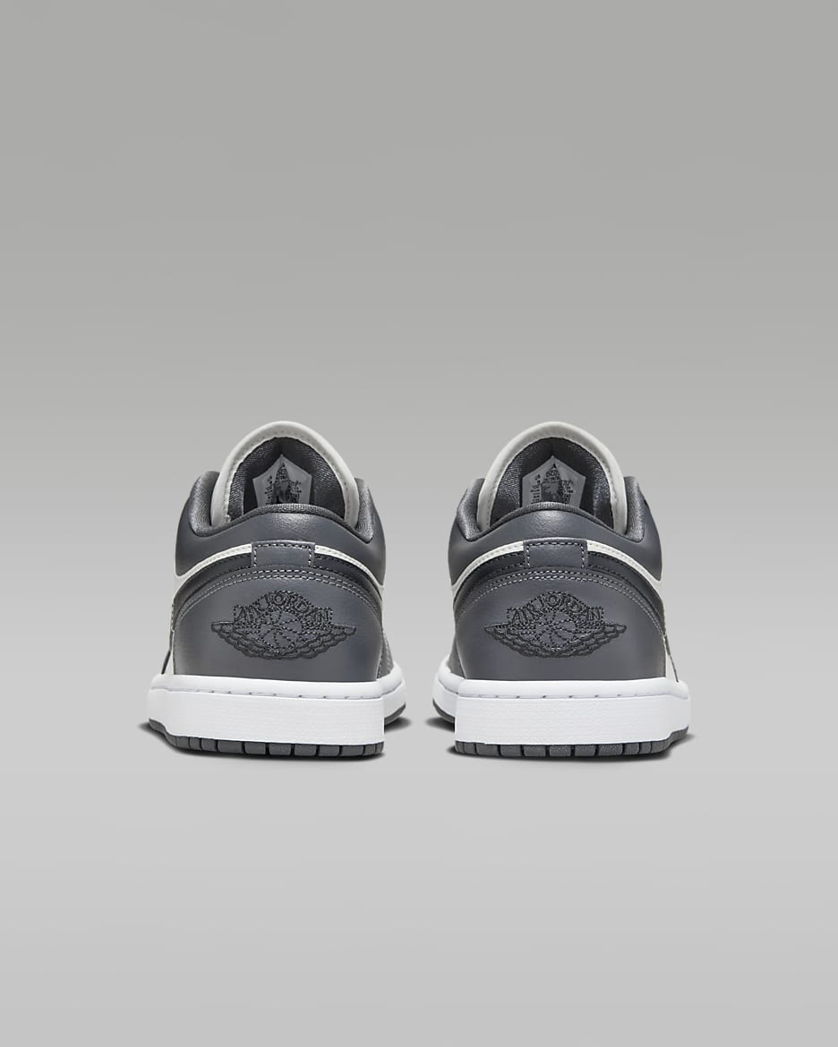 Air Jordan 1 Low Women's Shoes - Sail/Dark Grey/White/Off Noir