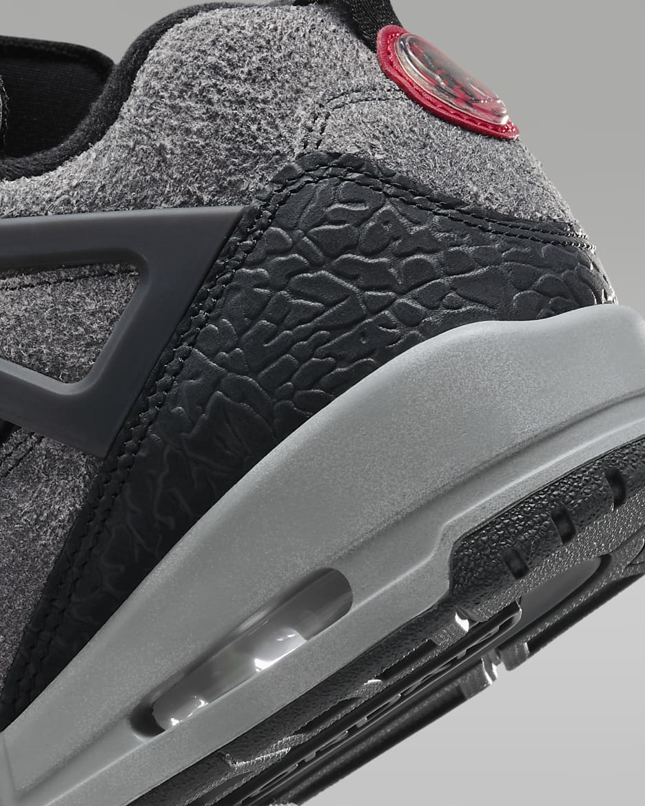 Jordan Spizike Low Men's Shoes - Anthracite/Black/Gym Red