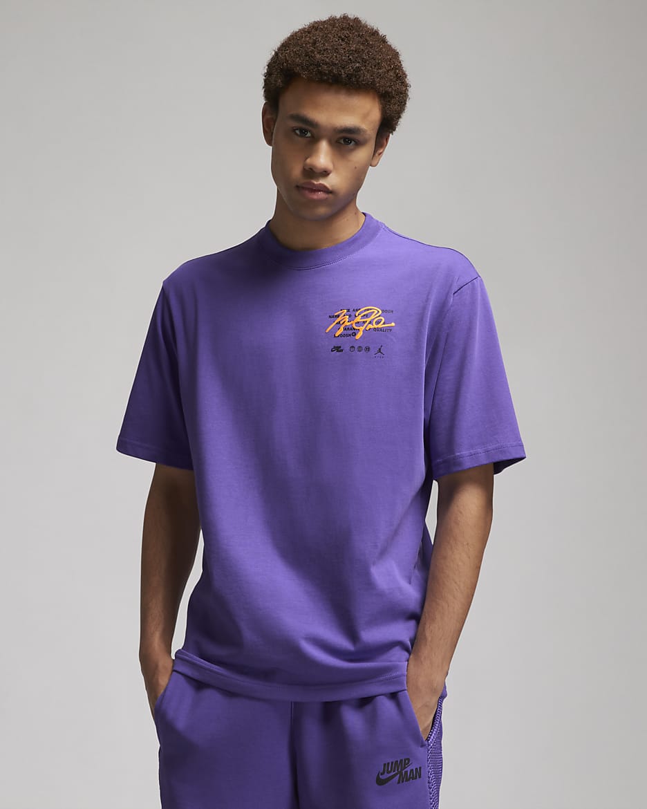 Jordan Jumpman '85 Men's T-Shirt - Dark Iris/Black