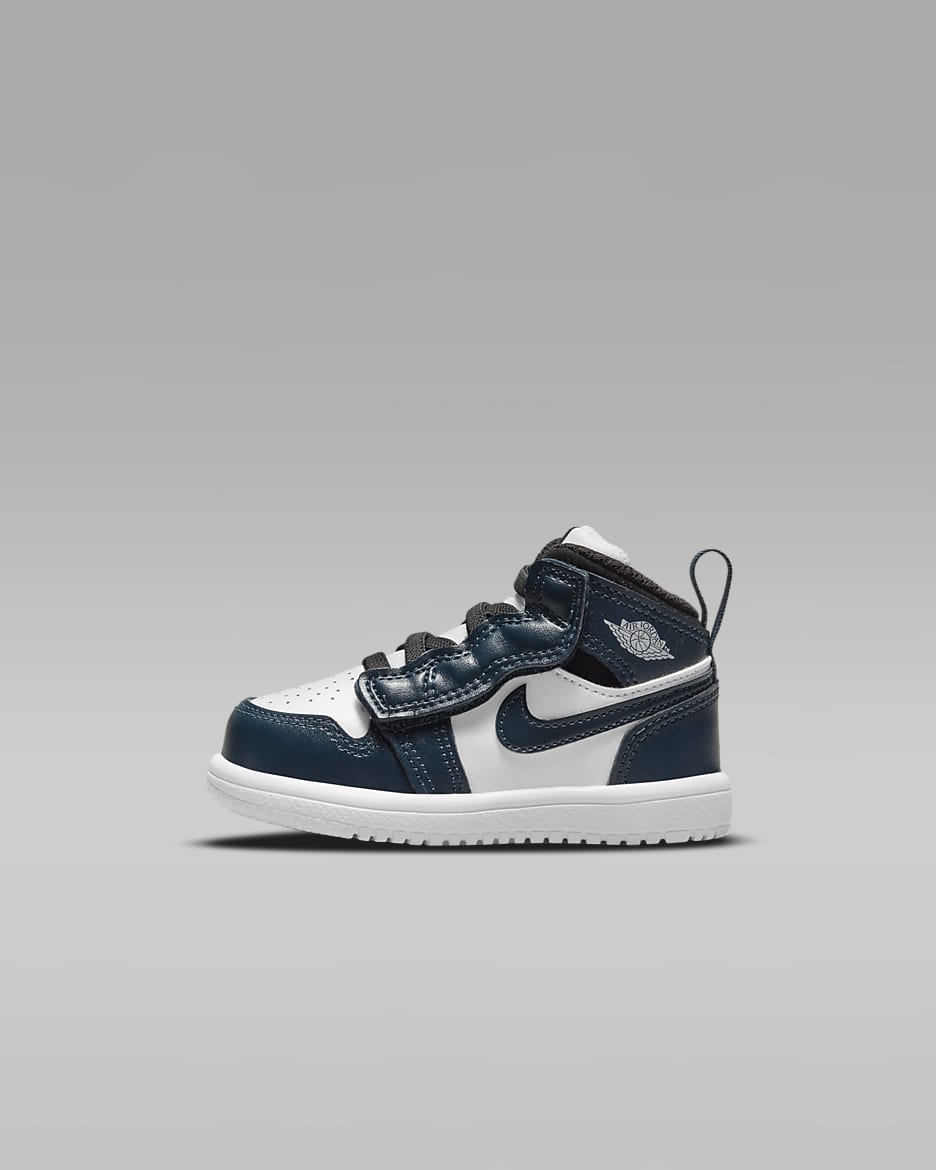 Jordan 1 Mid Baby and Toddler Shoe - Armoury Navy/Black/White