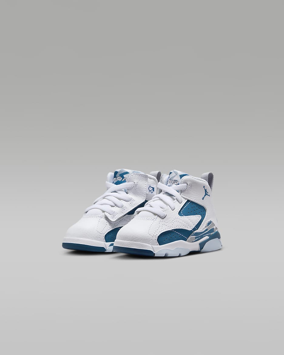 Jumpman MVP Baby/Toddler Shoes - White/Wolf Grey/Industrial Blue