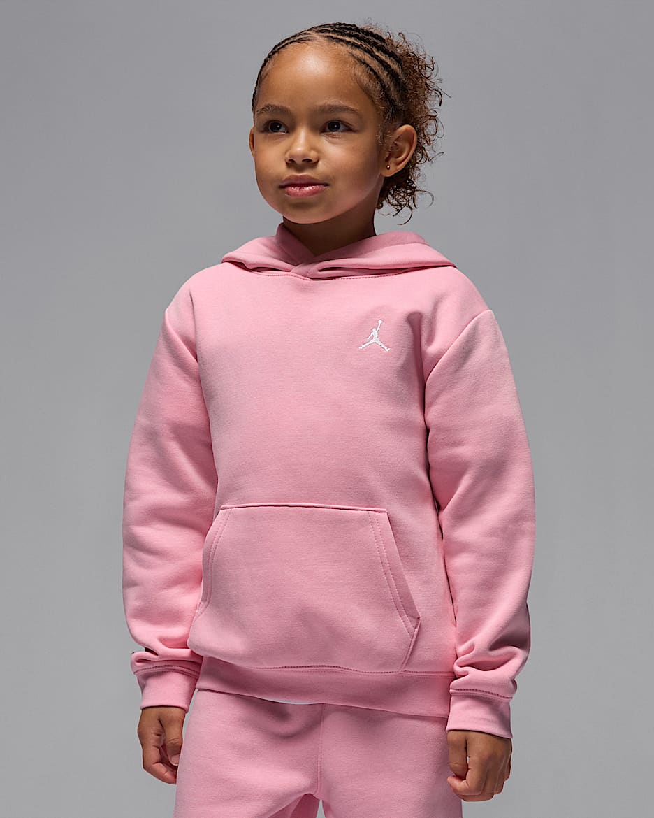 Jordan Brooklyn Fleece Little Kids' Pullover Hoodie - Medium Soft Pink
