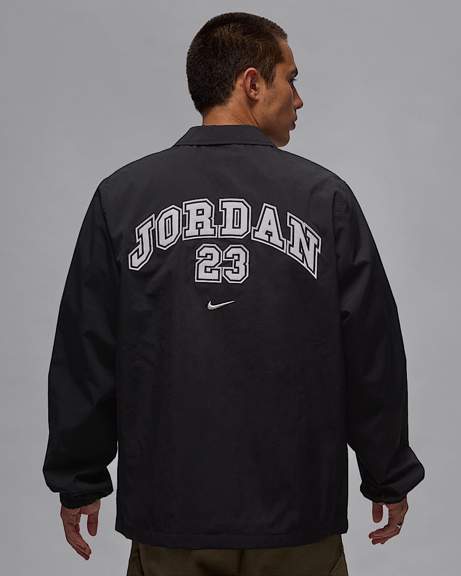 Chamarra para hombre Jordan MVP - Negro/Blanco/Gris humo claro