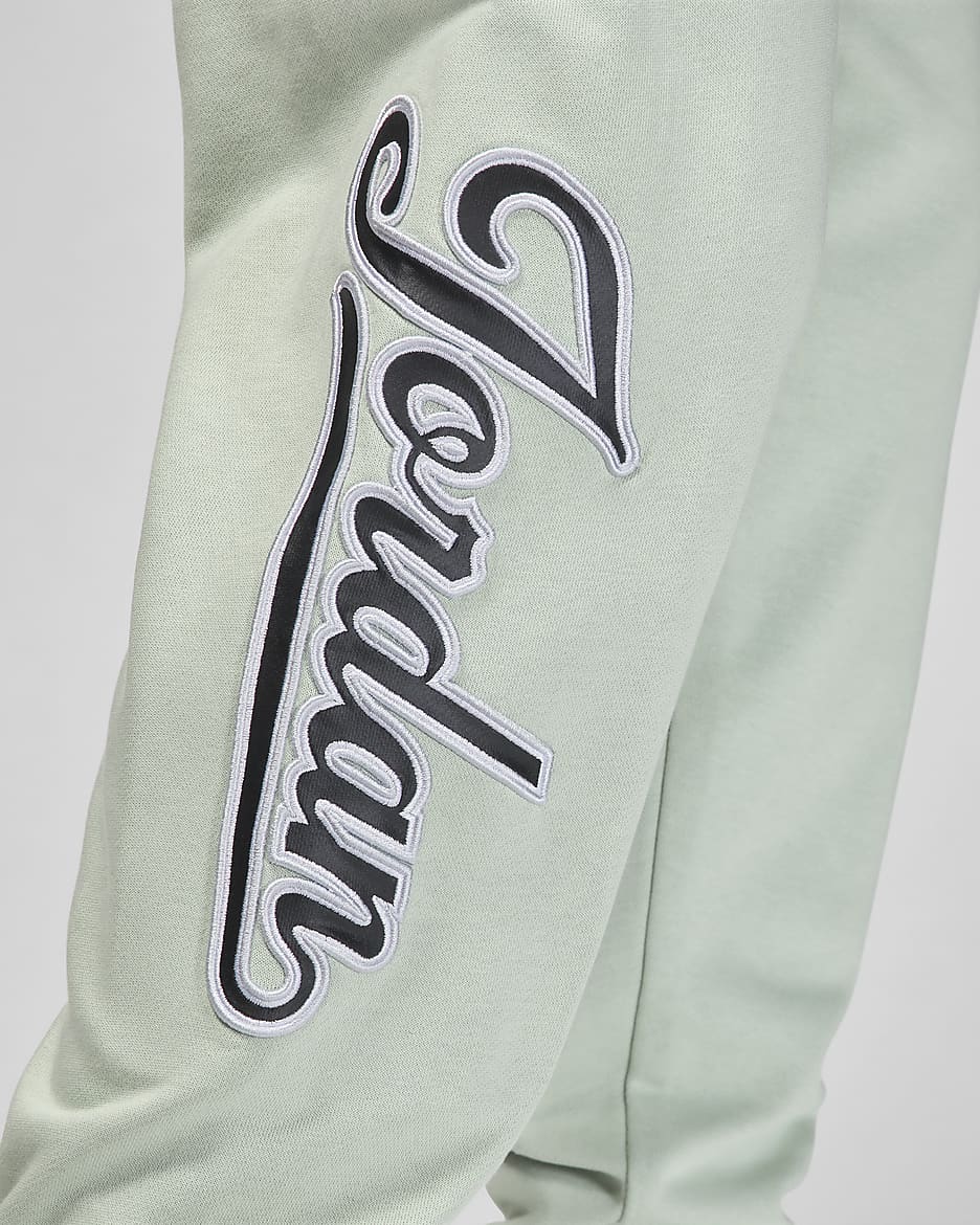 Pantaloni leggeri in fleece Jordan Flight MVP – Uomo - Seafoam/Nero/Nero