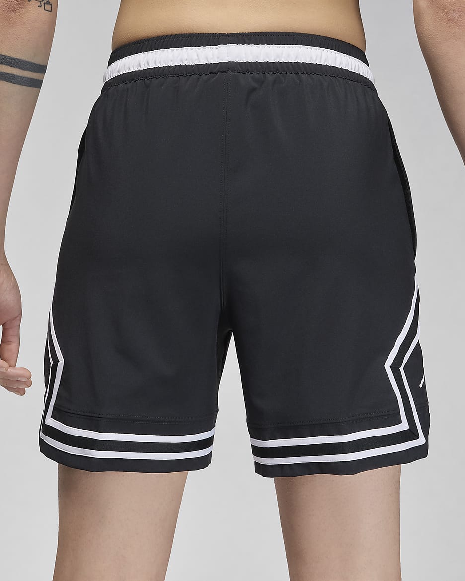 Jordan Sport Men's Dri-FIT Woven Diamond Shorts - Black/White/White