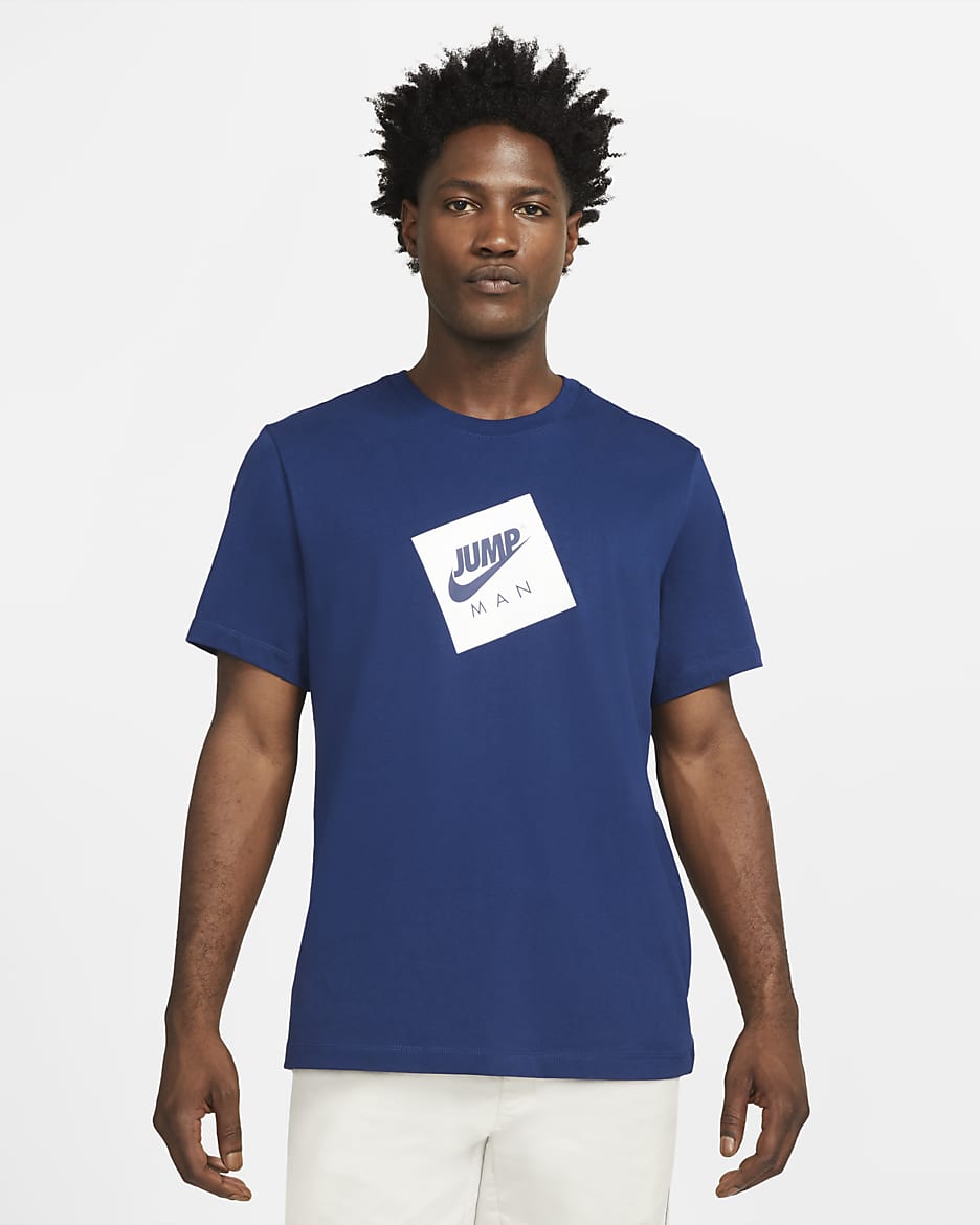 Jordan Jumpman Box Men's Short-Sleeve T-Shirt - Blue Void/White