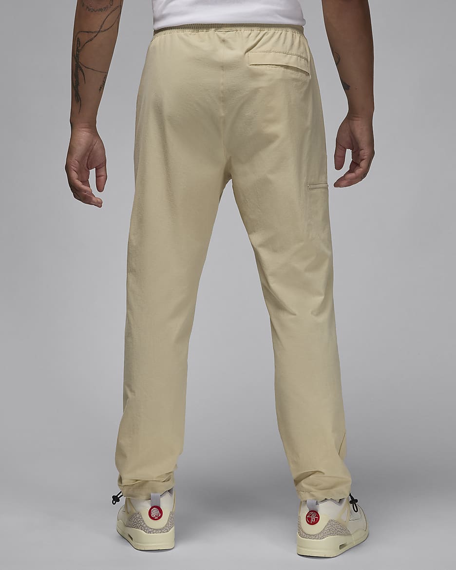 Jordan Essential Men's Woven Trousers - Rattan/White