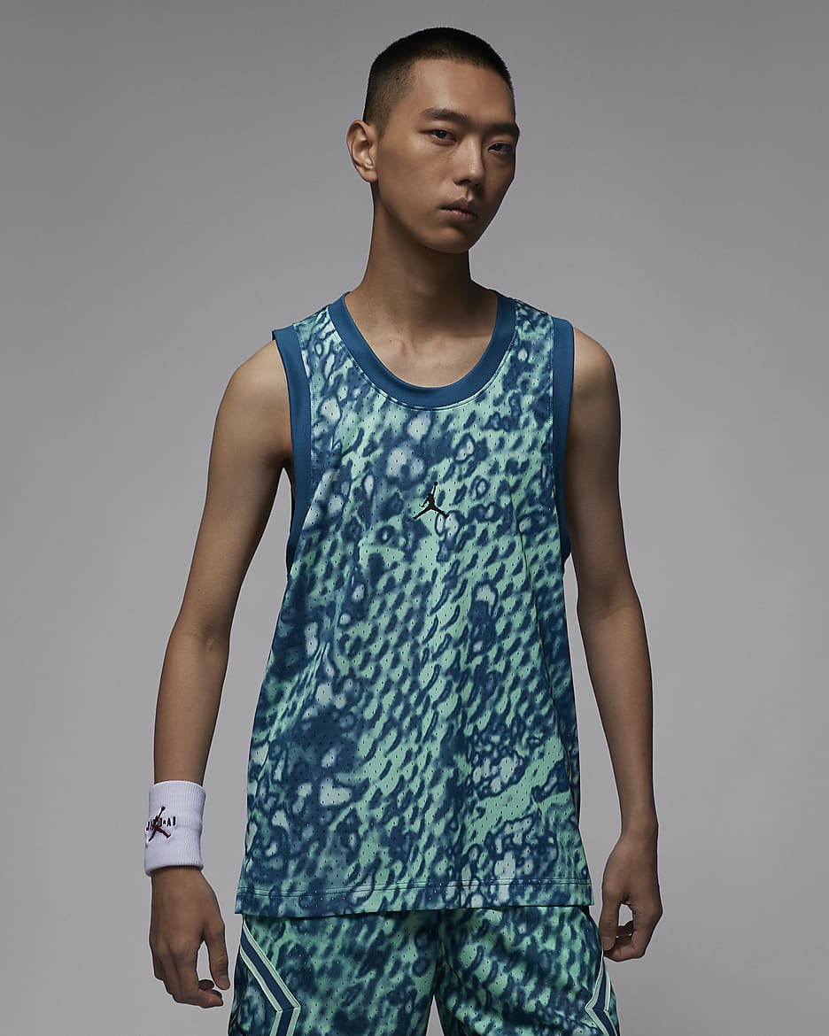 Jordan Sport Men's Dri-FIT Mesh Jersey - Mint Foam