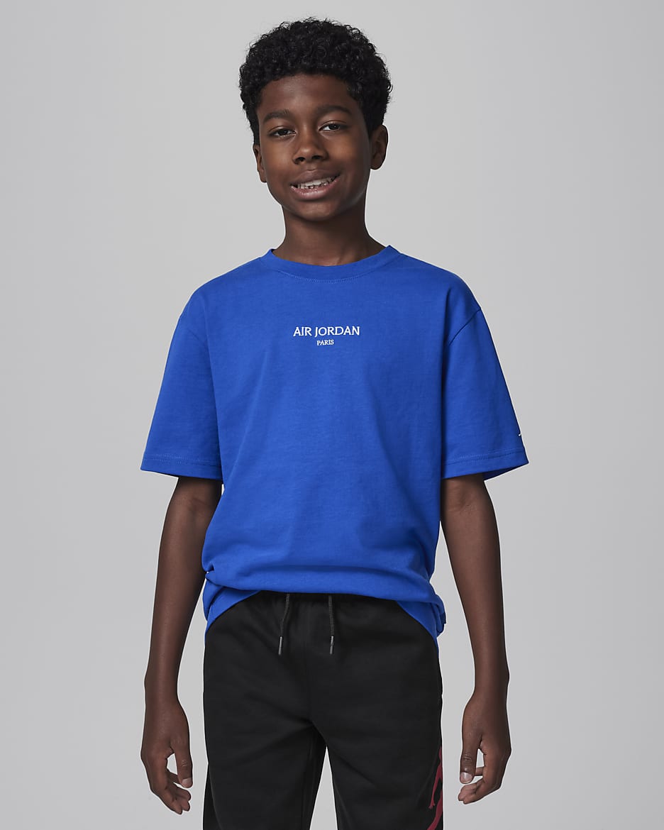 Jordan Big Kids' Air Paris T-Shirt - Game Royal