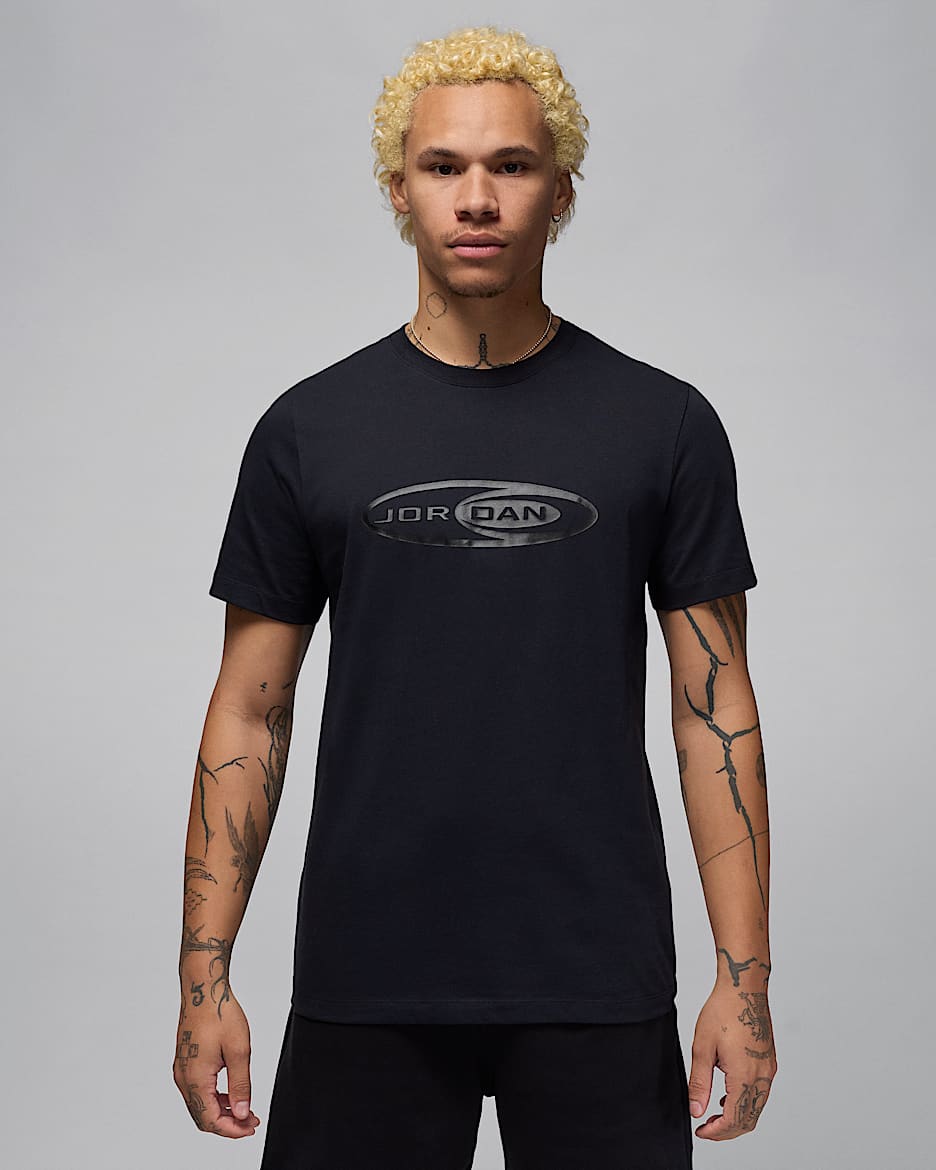 Playera para hombre Jordan Flight Essentials - Negro/Negro
