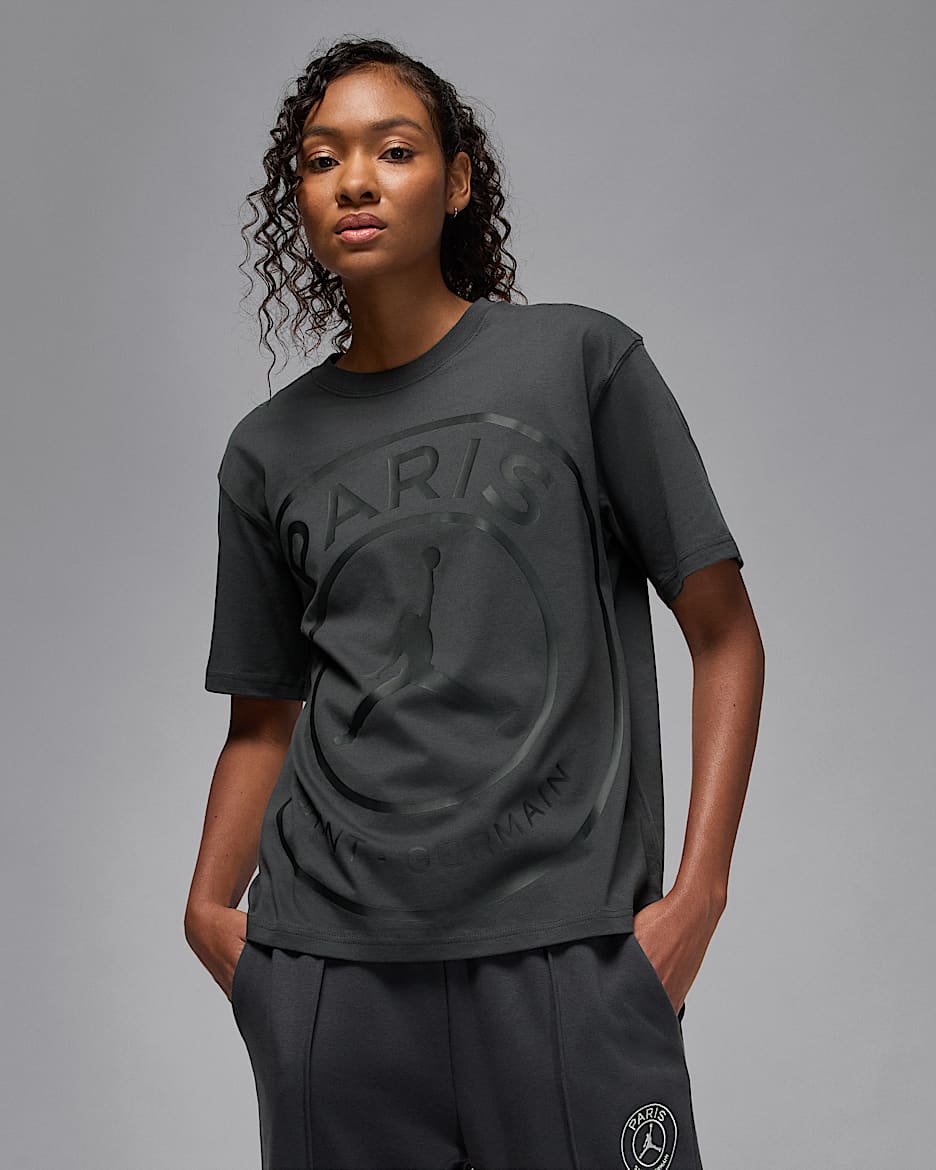 Paris Saint-Germain Women's T-Shirt - Anthracite/Off-Noir