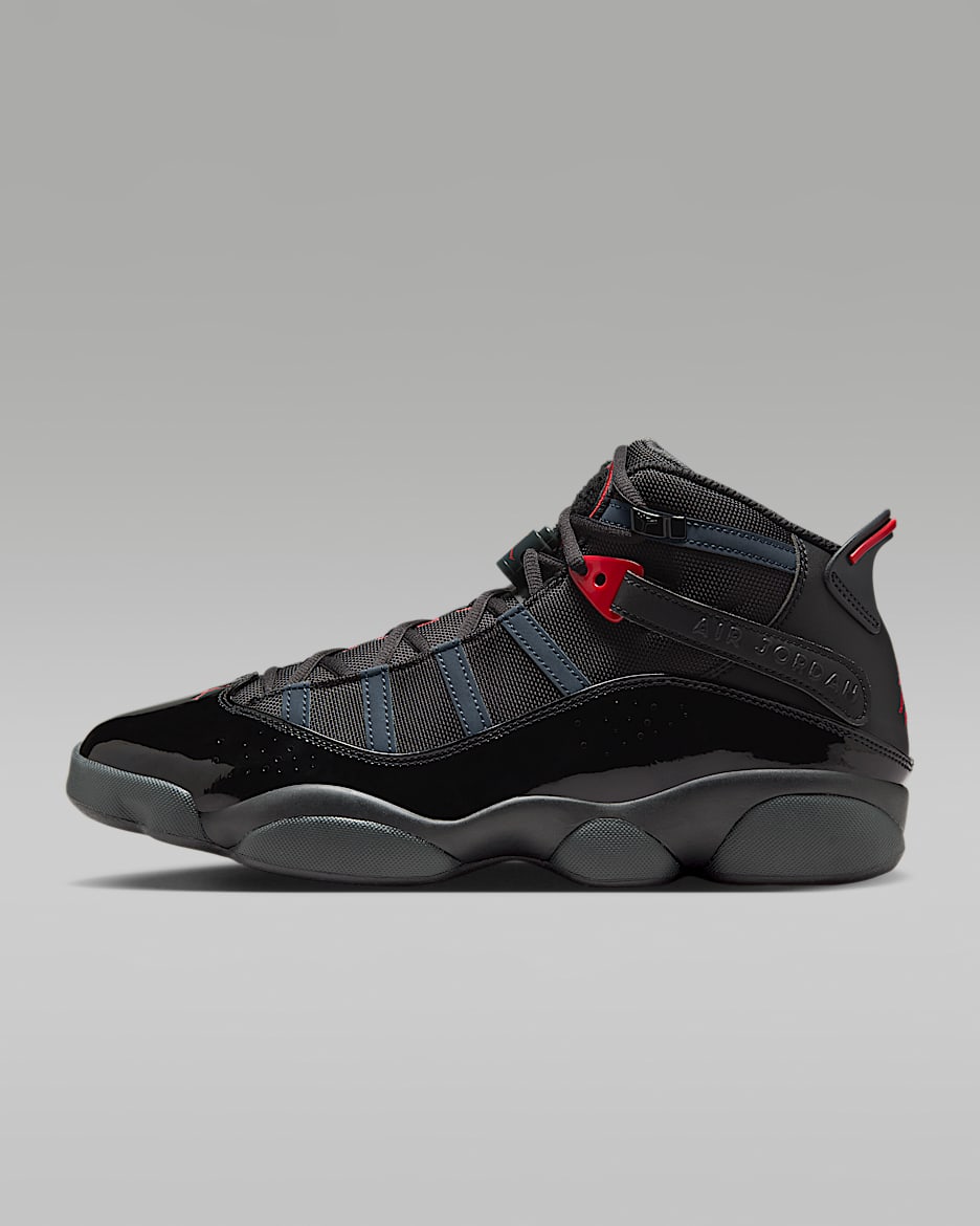 Jordan 6 Rings Men's Shoes - Black/Anthracite/Fire Red