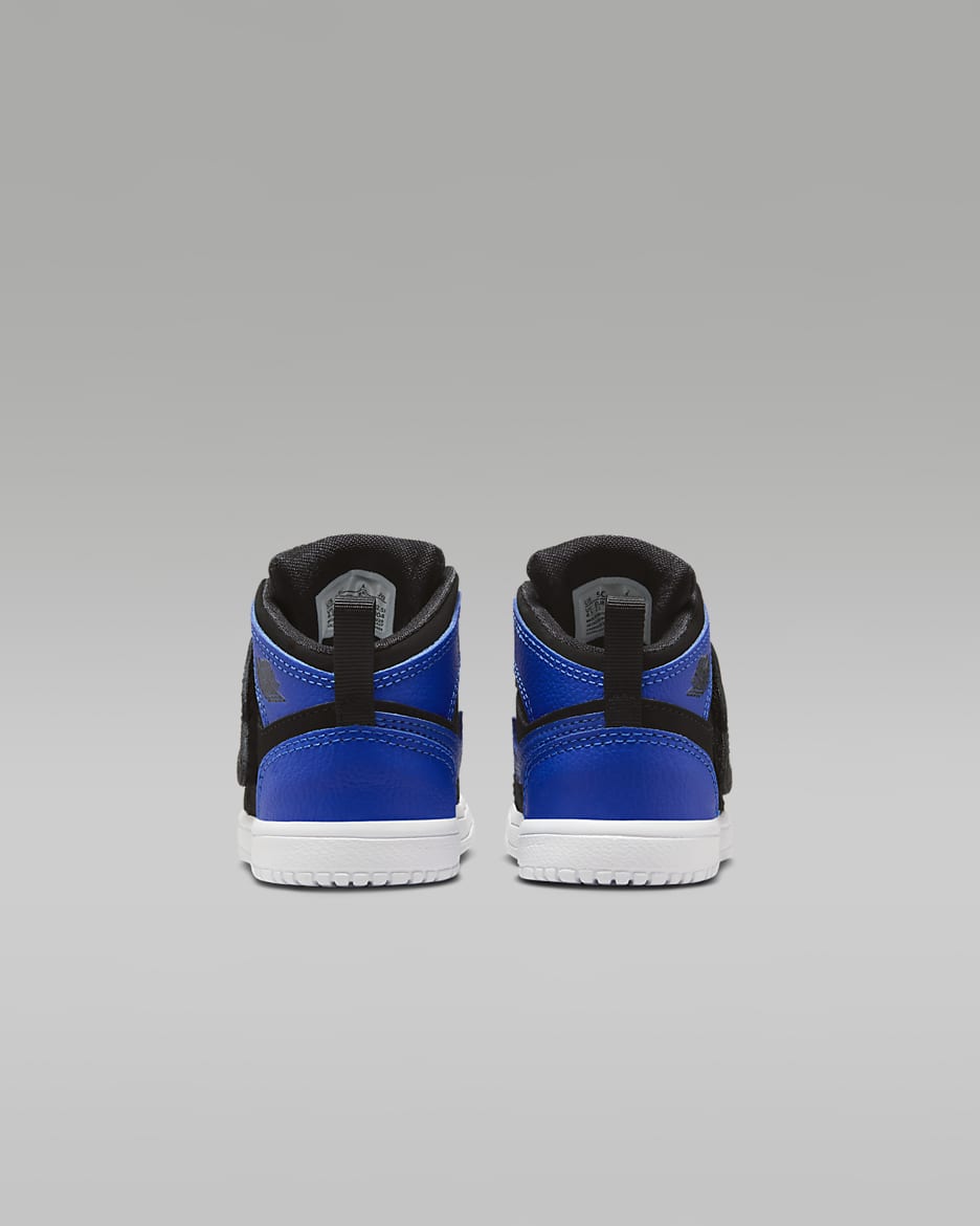 Chaussure Sky Jordan 1 pour Bébé et Petit enfant - Noir/Blanc/Hyper Royal