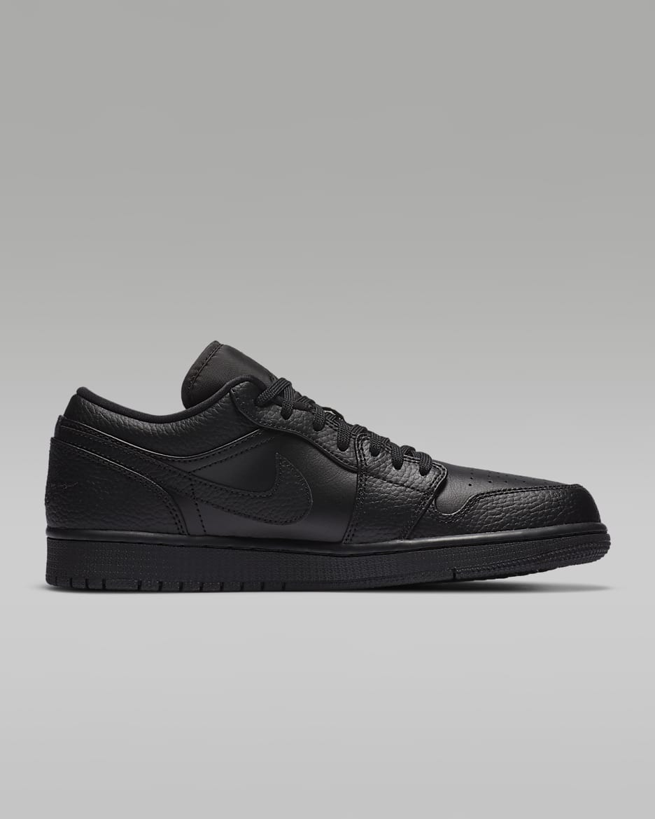 Chaussure Air Jordan 1 Low pour Homme - Noir/Noir/Noir