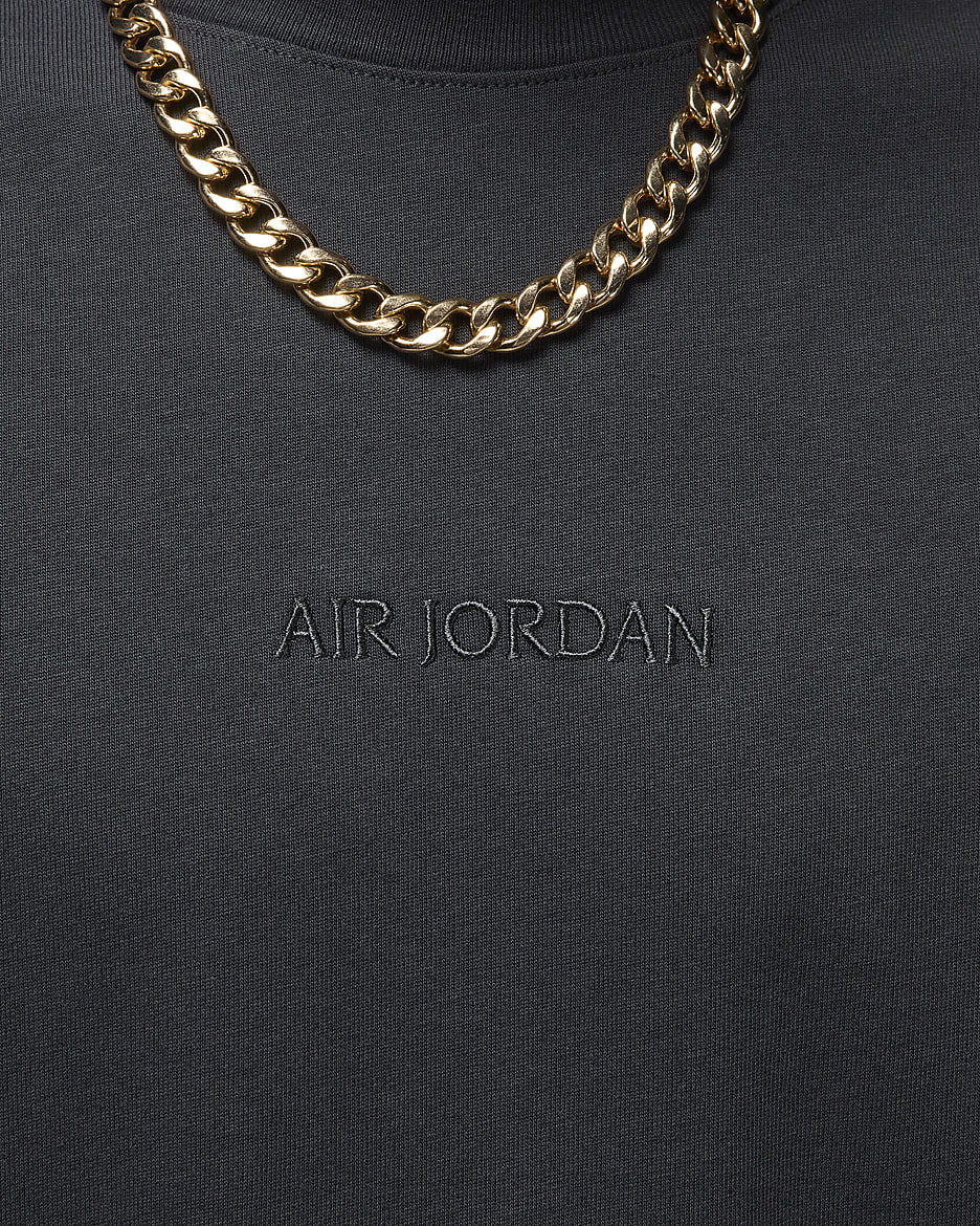 Air Jordan Wordmark 85 Men's T-Shirt - Light Smoke Grey/Light Smoke Grey