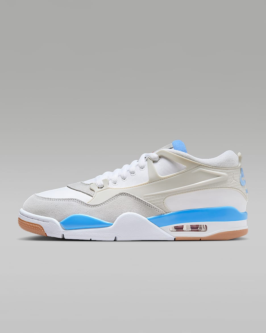Air Jordan 4 RM Men's Shoes - White/White/Neutral Grey