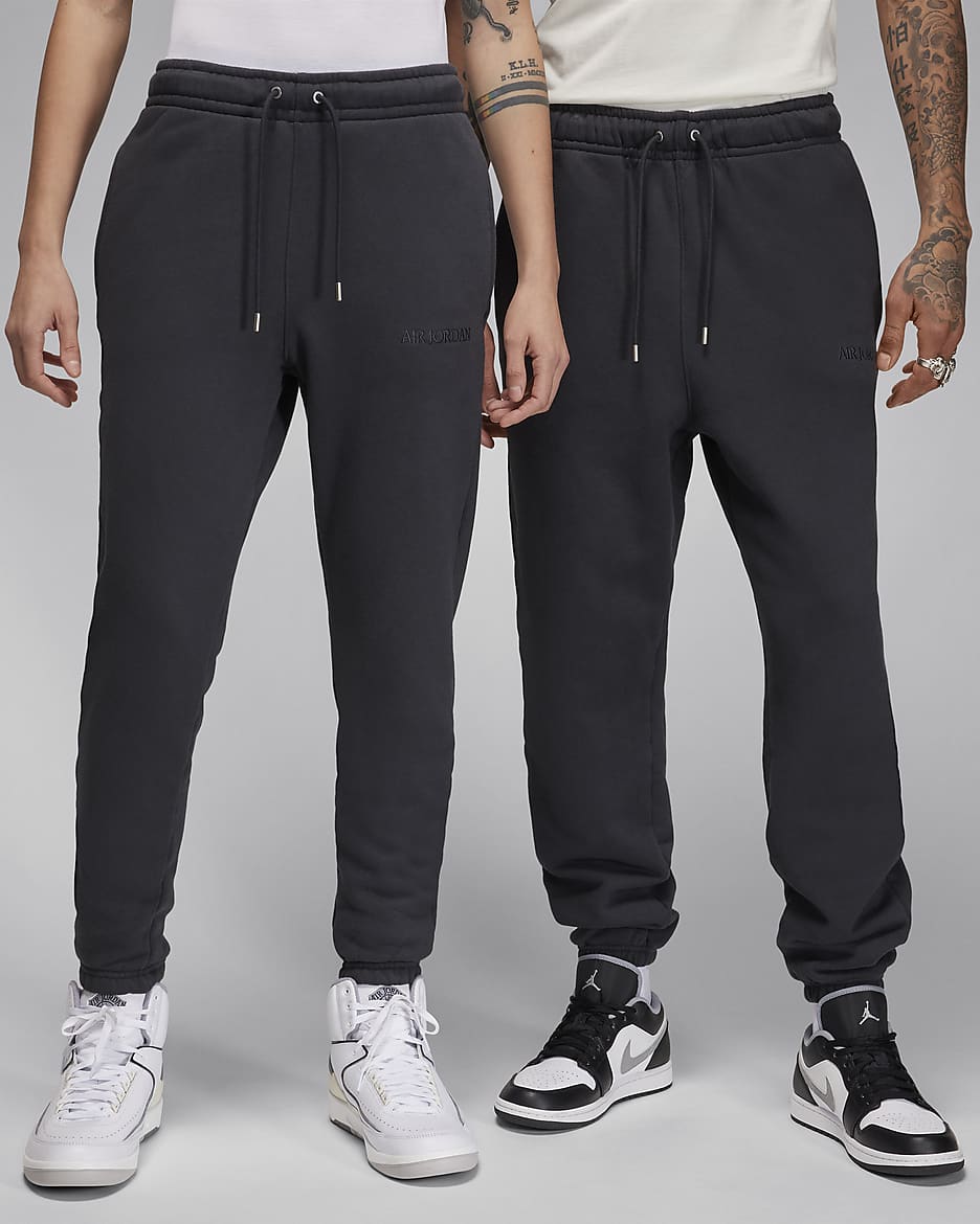 Jordan Wordmark Men's Fleece Pants - Off Noir