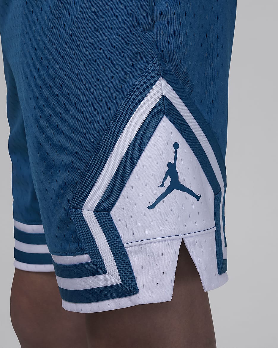 Jordan Air Big Kids' Dri-FIT Diamond Shorts - Industrial Blue