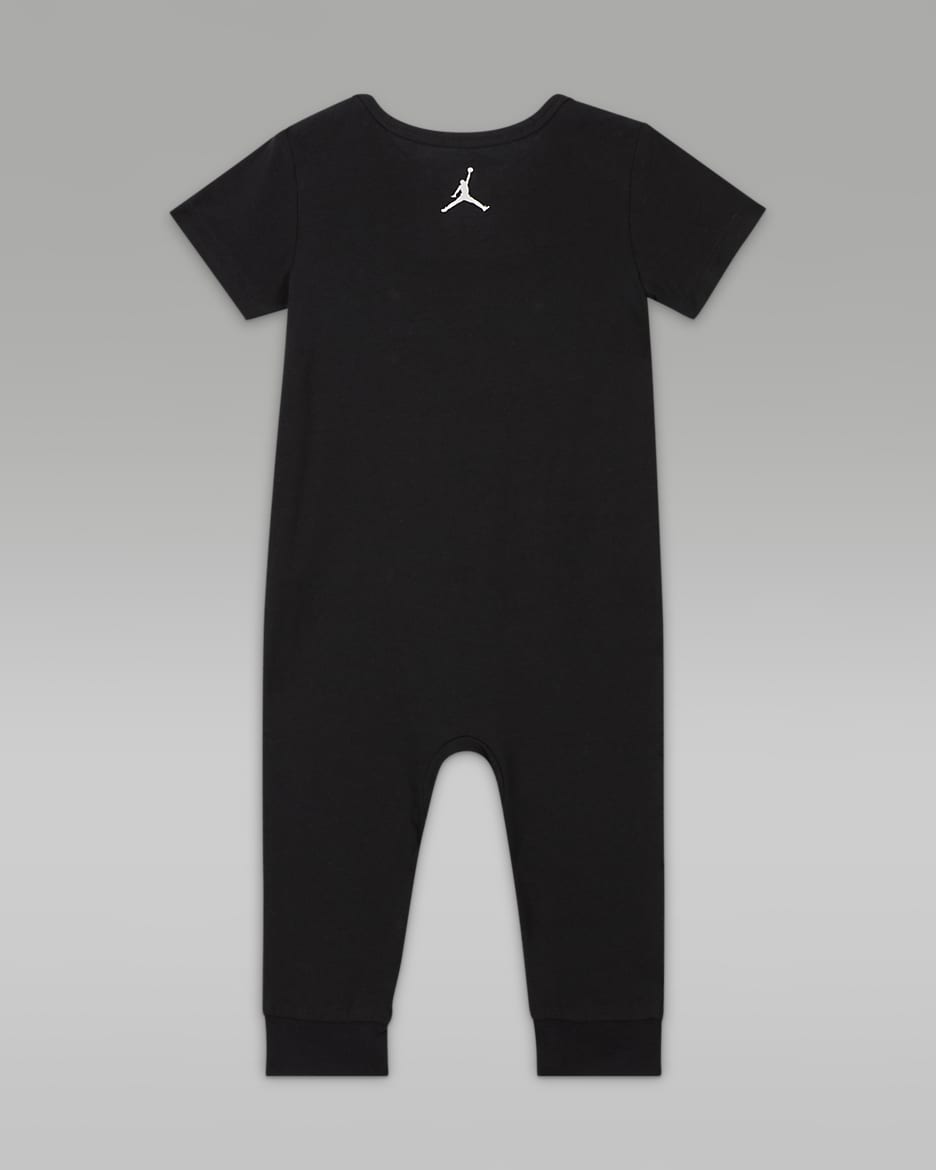 Air Jordan Flight Baby (12-24M) Graphic Romper - Black