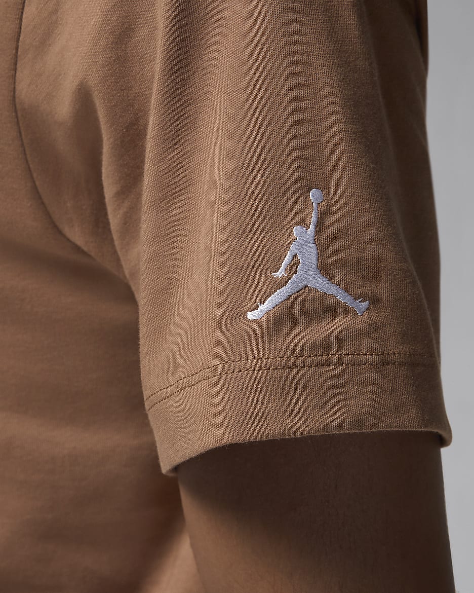 Playera para hombre Jordan Air - Marrón arqueo/Blanco/Blanco