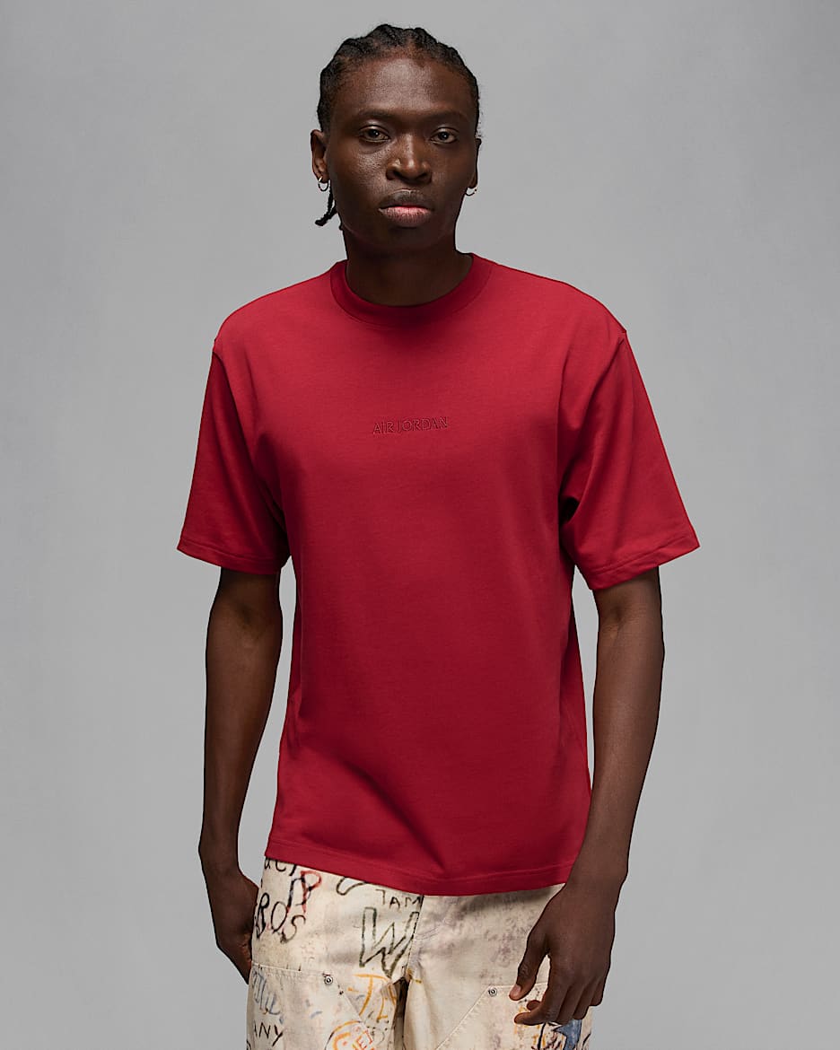 Air Jordan Wordmark 85 Men's T-Shirt - Wings Jordan Red/Wings Jordan Red