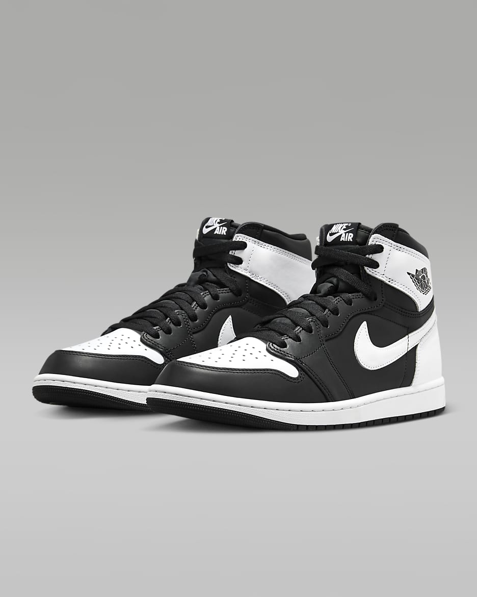 Air Jordan 1 Retro High OG "Black & White" Men's Shoes - Black/White/White