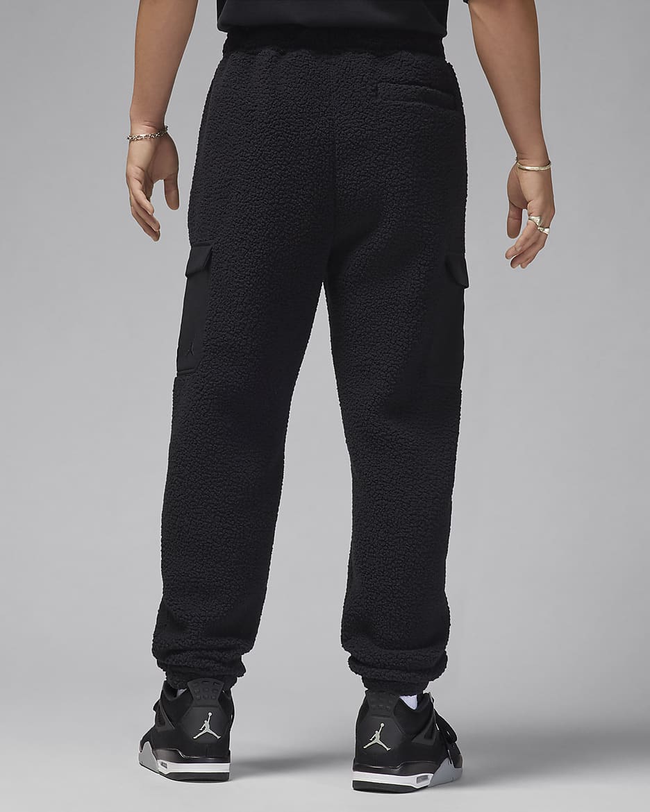 Jordan Flight Men's High-Pile Fleece Trousers - Black