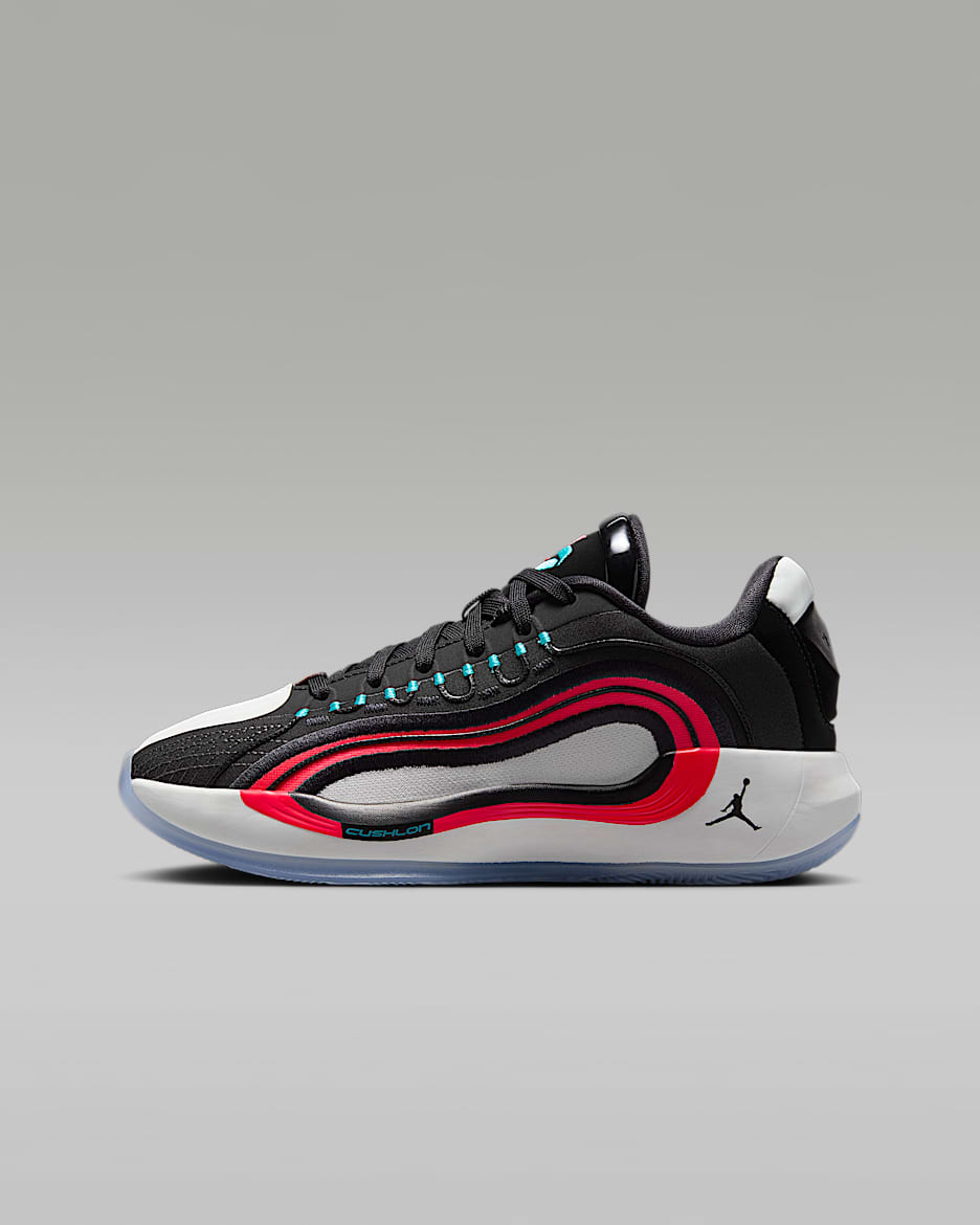 Chaussure de basket Luka 4 « Bloodline » pour ado - Noir/Summit White/Anthracite/Bright Crimson
