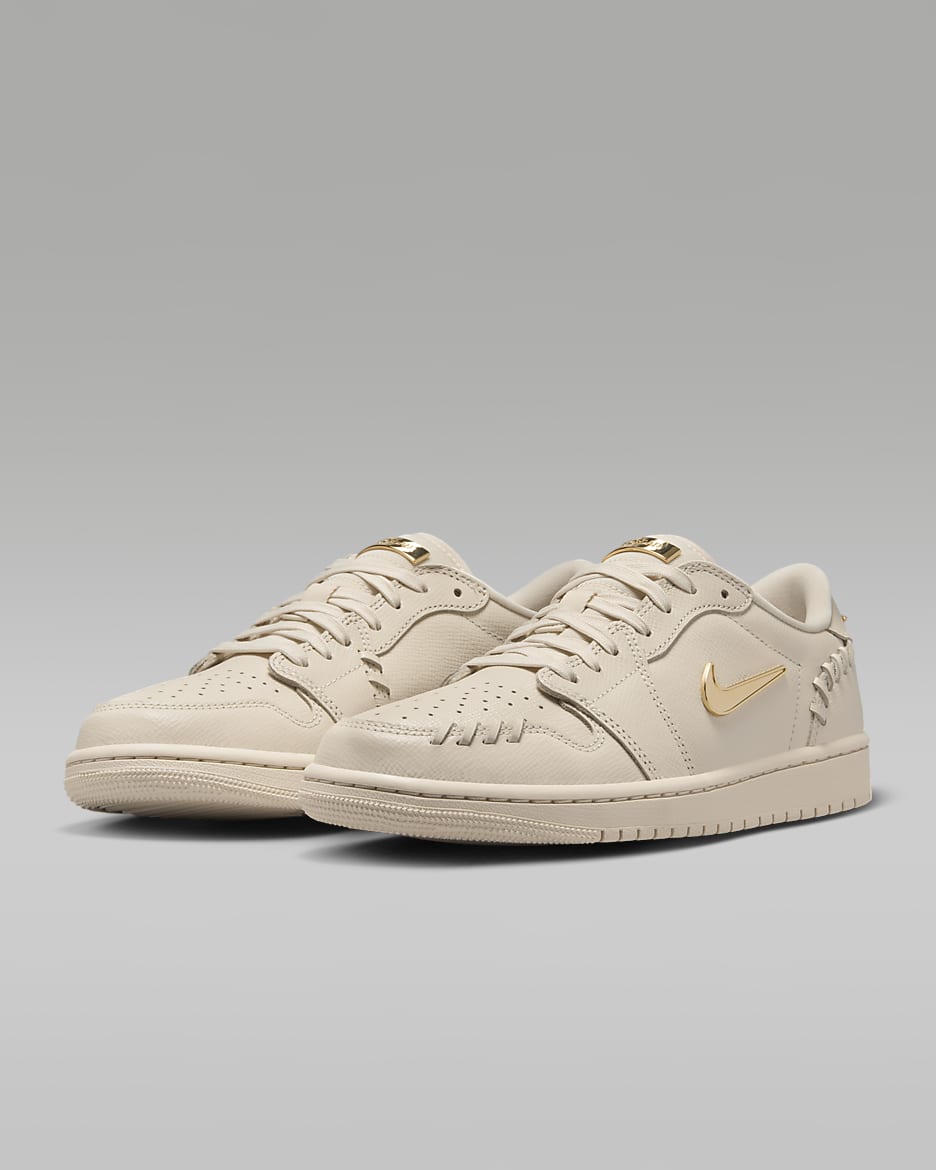 Air Jordan 1 Low Method of Make Shoes - Legend Light Brown/Metallic Gold