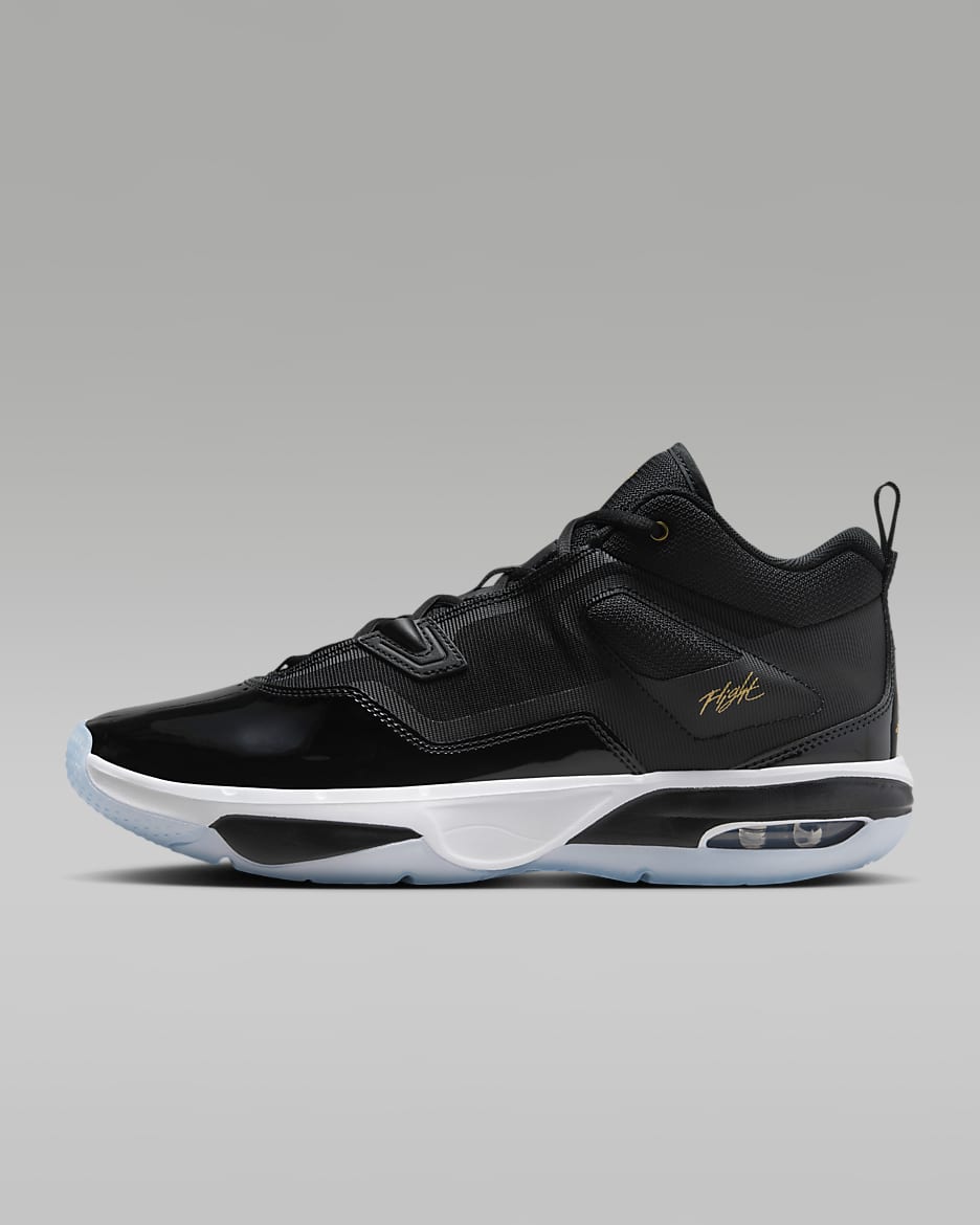 Jordan Stay Loyal 3 Men's Shoes - Black/White/Football Grey/Metallic Gold