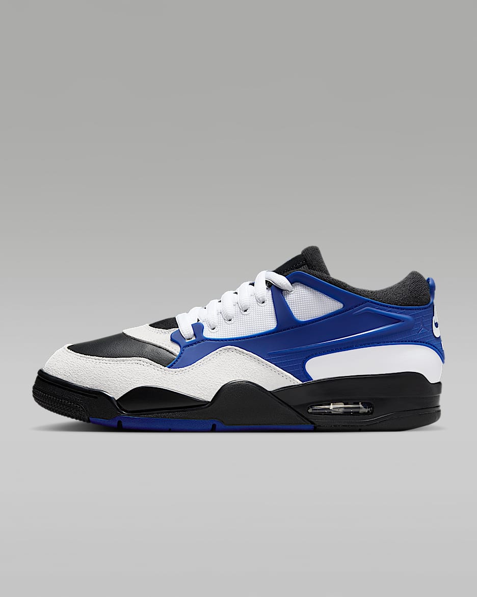 Air Jordan 4 RM Men's Shoes - White/Black/Deep Royal Blue