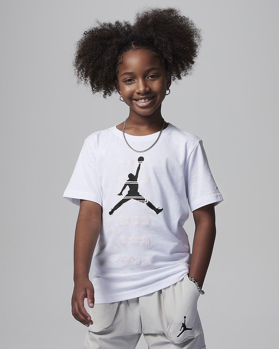 Air Jordan 11 Vertical Neo Tee Big Kids T-Shirt - White