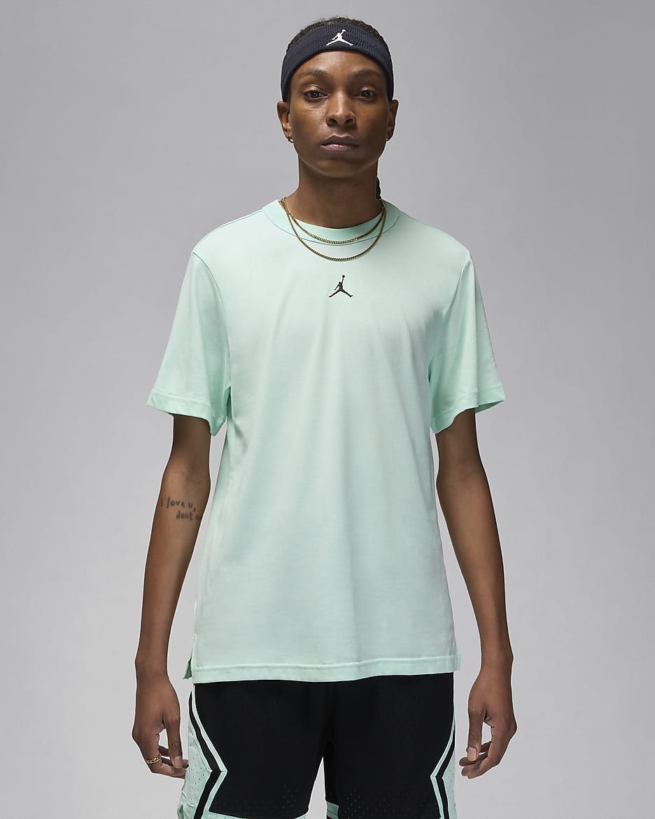 Jordan Sport Men's Dri-FIT Short-Sleeve Top - Mint Foam/Black