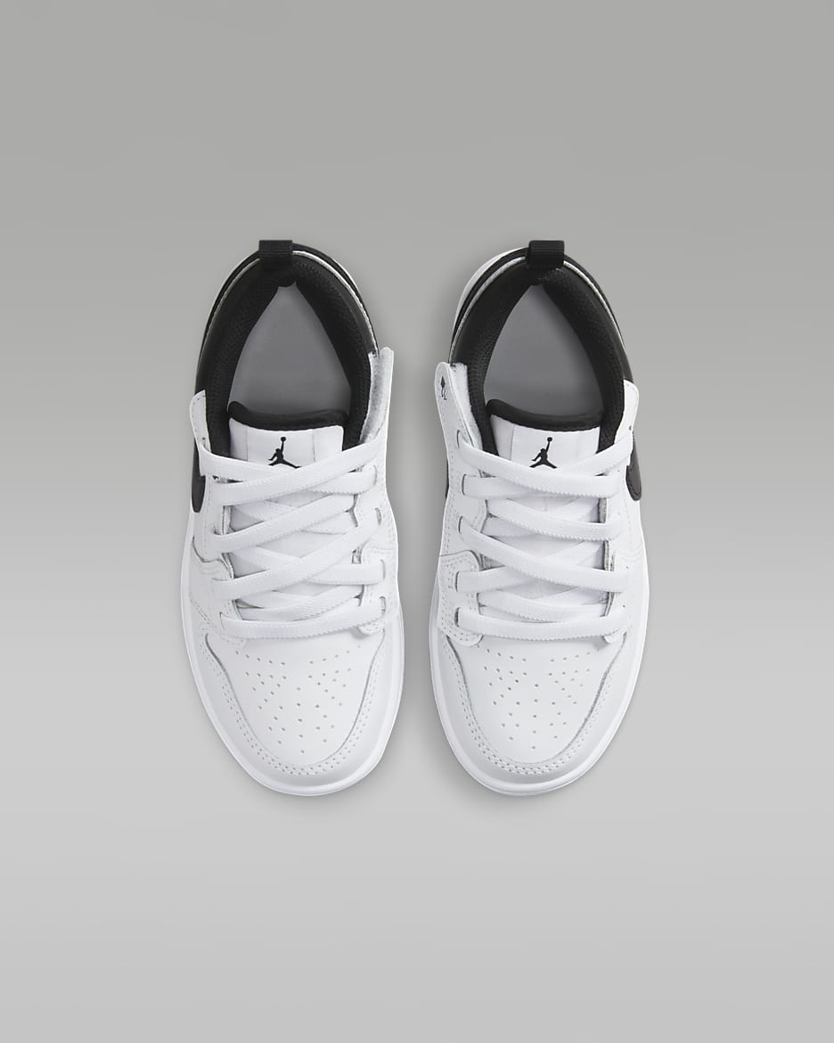 Chaussure Jordan 1 Low Alt pour enfant - Blanc/Blanc/Noir
