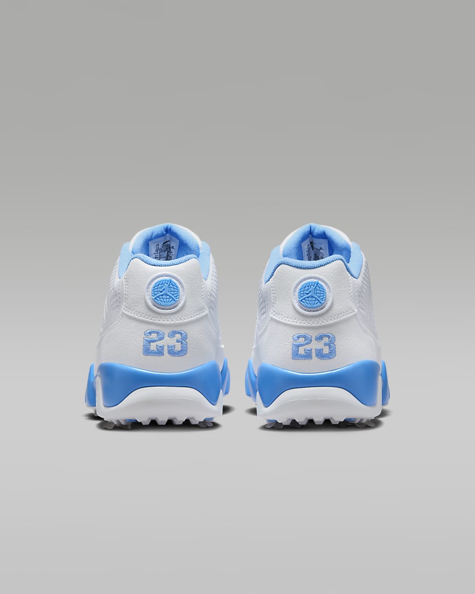 Air Jordan 9 G Golf Ayakkabısı - Beyaz/Beyaz/University Blue