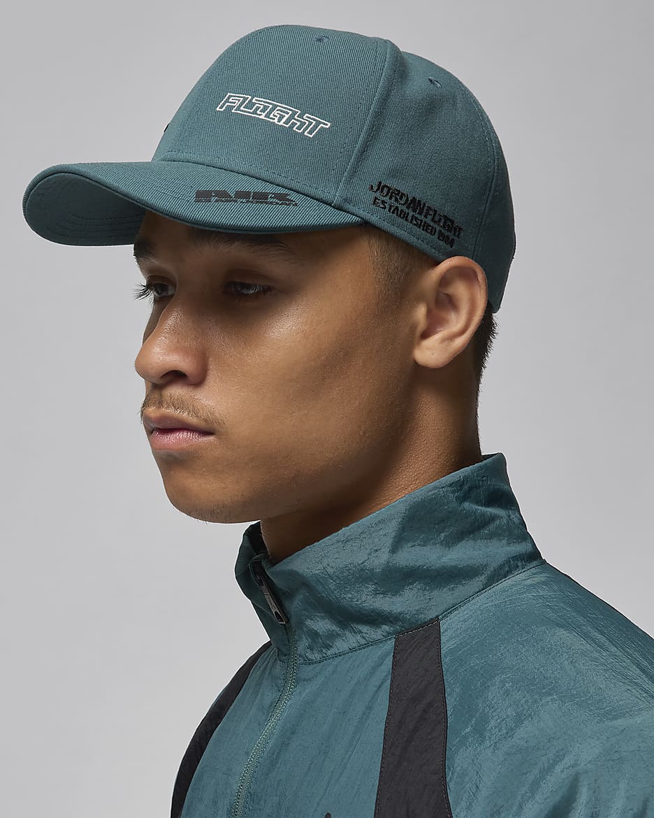 Jordan Rise Structured Hat - Oxidized Green/Sail/Black