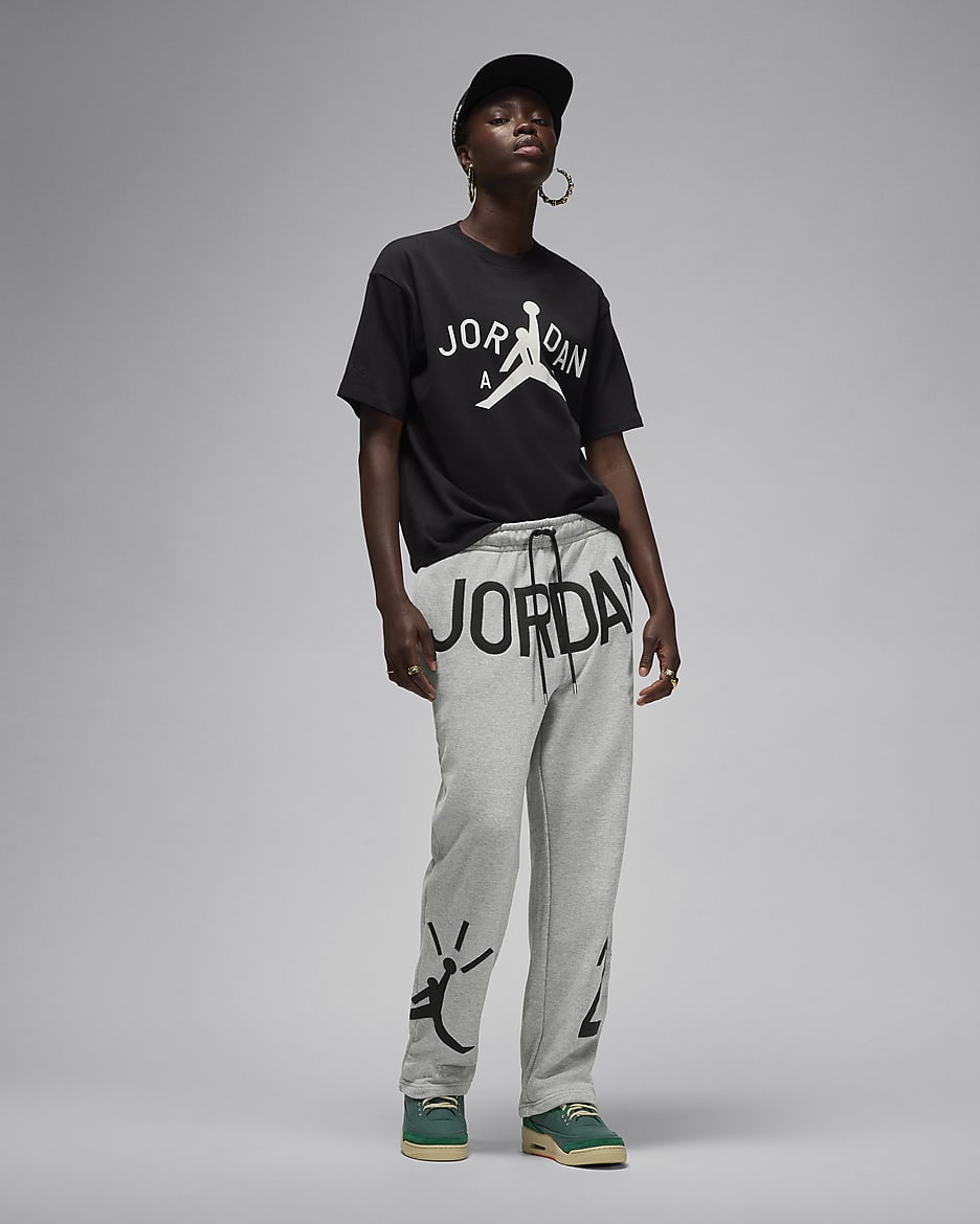 Jordan x Nina Chanel Abney Fleece Pants - Dark Grey Heather