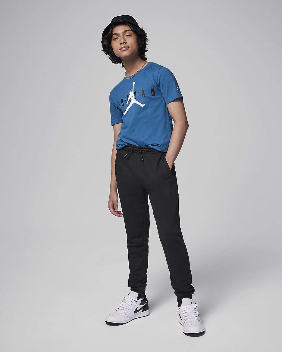 Jordan MJ Flight MVP Fleece-Hose für ältere Kinder - Schwarz